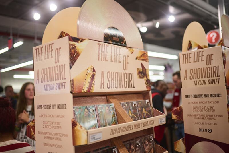 Target shoppers buying Taylor Swift's "The Life of a Showgirl"