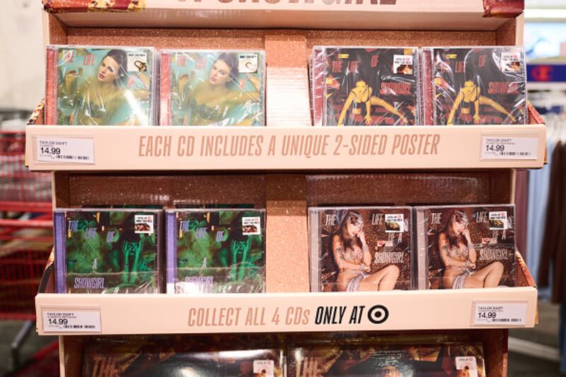 Target shoppers buying Taylor Swift's "The Life of a Showgirl"