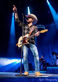 Check out the photos from Justin Moore's concert with Priscilla Block & Jake McVey at Truist Arena on February 9th, 2023.