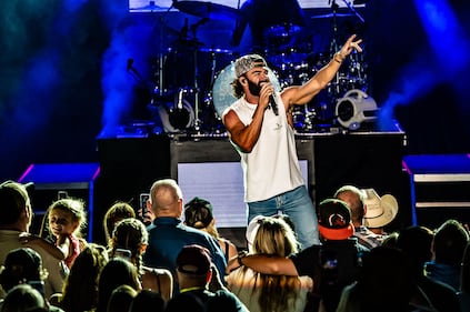 Check out all the photos from Dylan Scott's concert with Greylan James at the Fraze Pavilion on Friday, September 13th, 2024.