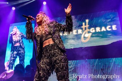 View photos from Nelly's concert with Harper Grace and Blanco Brown at the Icon Music Center in Cincinnati on November 14th, 2021