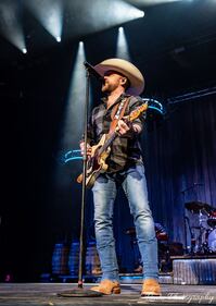 Check out the photos from Justin Moore's concert with Priscilla Block & Jake McVey at Truist Arena on February 9th, 2023.