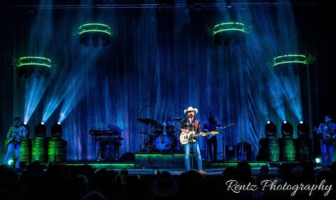 Check out the photos from Justin Moore's concert with Priscilla Block & Jake McVey at Truist Arena on February 9th, 2023.