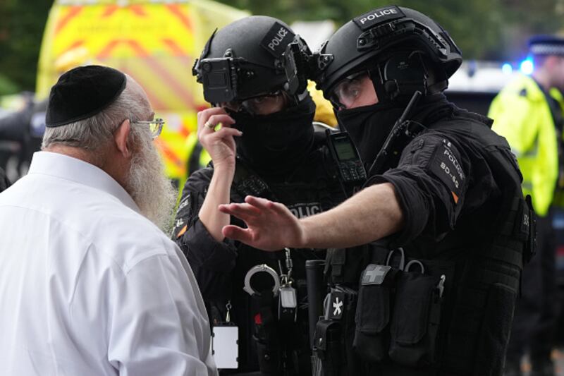 Stabbing at Manchester synagogue