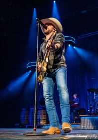 Check out the photos from Justin Moore's concert with Priscilla Block & Jake McVey at Truist Arena on February 9th, 2023.