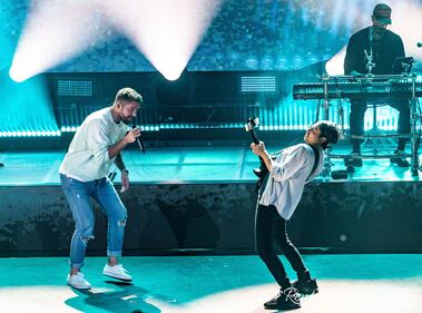 Check the photos from Brett Young, Morgan Evans, & Ashley Cooke's concert at KEMBA LIVE! in Columbus on Thursday, March 30th, 2023
