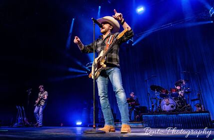 Check out the photos from Justin Moore's concert with Priscilla Block & Jake McVey at Truist Arena on February 9th, 2023.