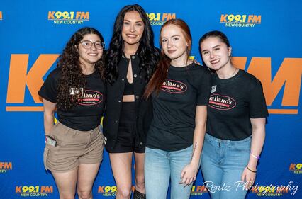 Check out your photos with Dylan Scott, Kylie Morgan, and George Birge from Milano's on Springboro Pike on May 17th, 2023
