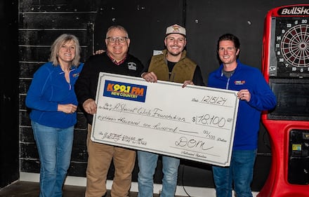 Check out your photos from K99.1FM's 2024 Jingle Jam Concert For A Cause with Josh Ross and Chayce Beckham at JD Legends on December 5th, 2024.