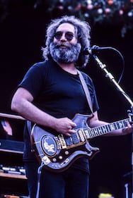 Jerry Garcia on stage