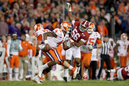 2017 CFP National Championship Clemson Tigers Alabama Crimson Tide