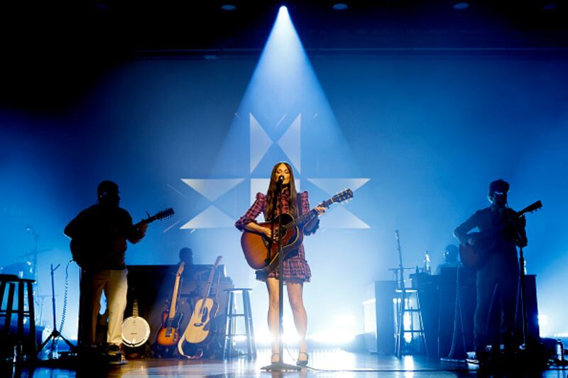 Kacey Musgraves performing on stage