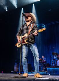 Check out the photos from Justin Moore's concert with Priscilla Block & Jake McVey at Truist Arena on February 9th, 2023.