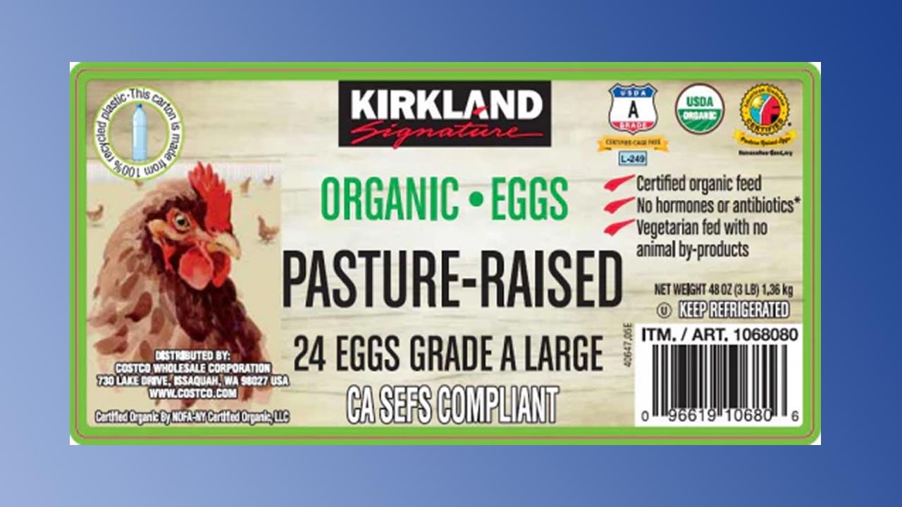 egg label