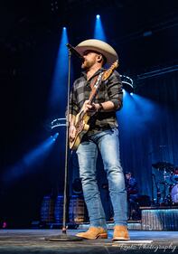 Check out the photos from Justin Moore's concert with Priscilla Block & Jake McVey at Truist Arena on February 9th, 2023.