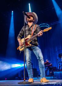 Check out the photos from Justin Moore's concert with Priscilla Block & Jake McVey at Truist Arena on February 9th, 2023.