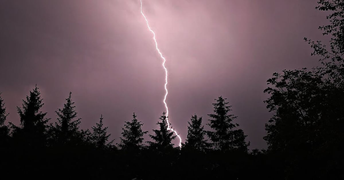 Ohio man dies after being struck by lightning