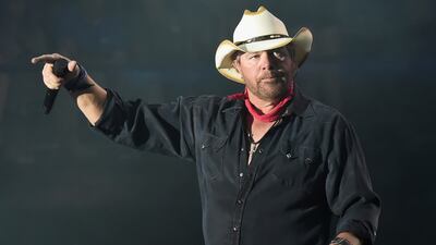 FLORENCE, AZ - APRIL 07: Singer/Songwriter Toby Keith performs during Country Thunder Music Festival Arizona - Day 3 on April 7, 2018 in Florence, Arizona. (Photo by Rick Diamond/Getty Images for Country Thunder USA)