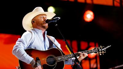 NASHVILLE, TENNESSEE - JUNE 07: Cody Johnson performs onstage during the 2024 CMA Music festival at the Nissan Stadium on June 07, 2024 in Nashville, Tennessee. (Photo by Jason Kempin/Getty Images)