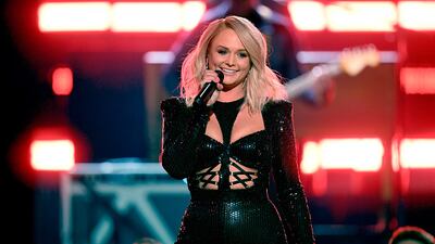 LAS VEGAS, NEVADA - APRIL 07: Miranda Lambert performs onstage during the 54th Academy Of Country Music Awards at MGM Grand Garden Arena on April 07, 2019 in Las Vegas, Nevada. (Photo by Kevin Winter/Getty Images)